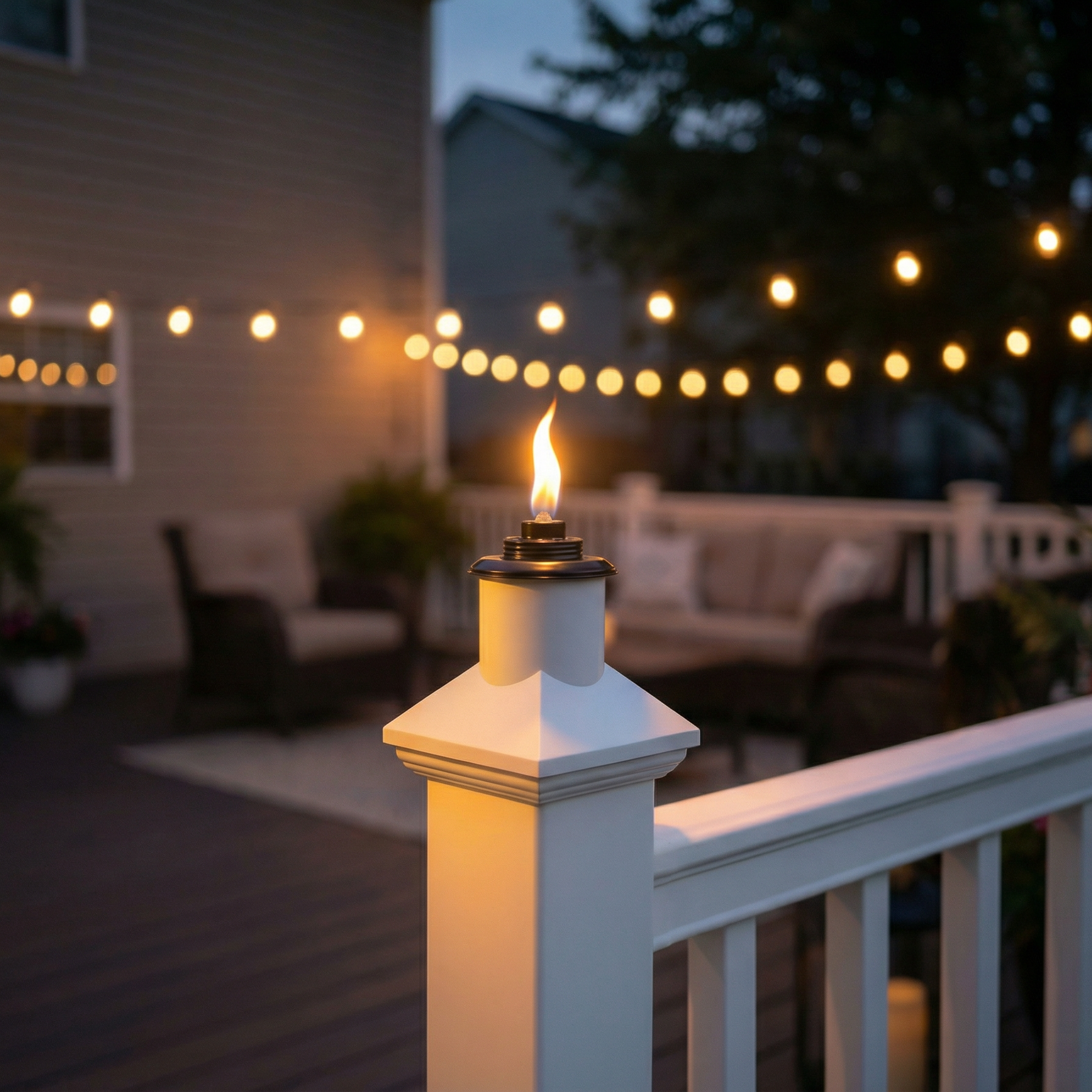 BuzzCap Citronella Torch for Mosquito Repellent