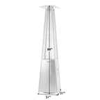 Coronado Brushed Bronze Pyramid Flame Patio Heater