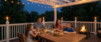 BuzzCaps (4) Four Pack - The Original Mosquito Repellent Outdoor Torch Post Cap