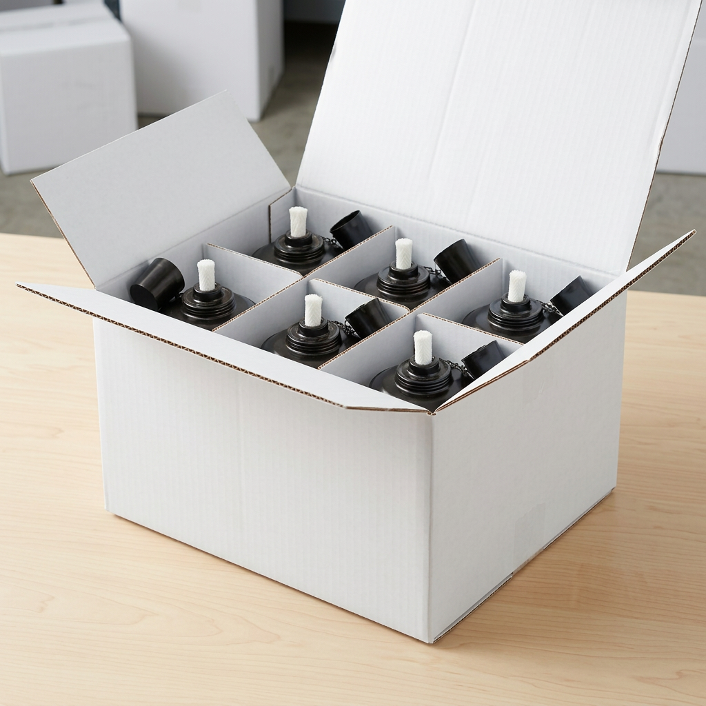 BuzzCaps - The Original Mosquito Repellent Outdoor Torch Post Cap (6) Six Pack