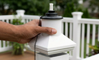 BuzzCaps (1) Single - The Original Mosquito Repellent Outdoor Torch Post Cap