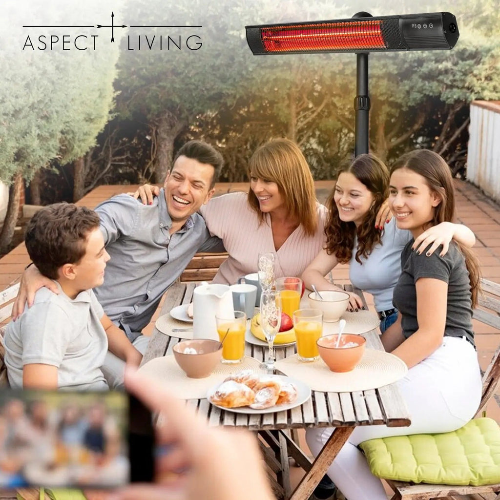 Pole Mounted Electric Patio Heater