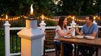 BuzzCaps (4) Four Pack - The Original Mosquito Repellent Outdoor Torch Post Cap