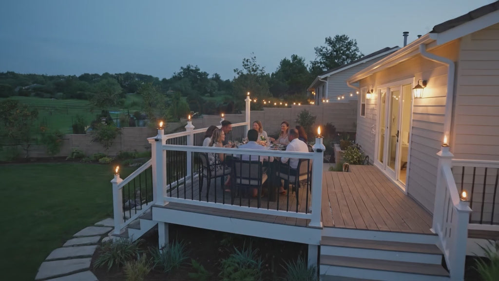 BuzzCaps (12) Twelve Pack - The Original Mosquito Repellent Outdoor Torch Post Cap